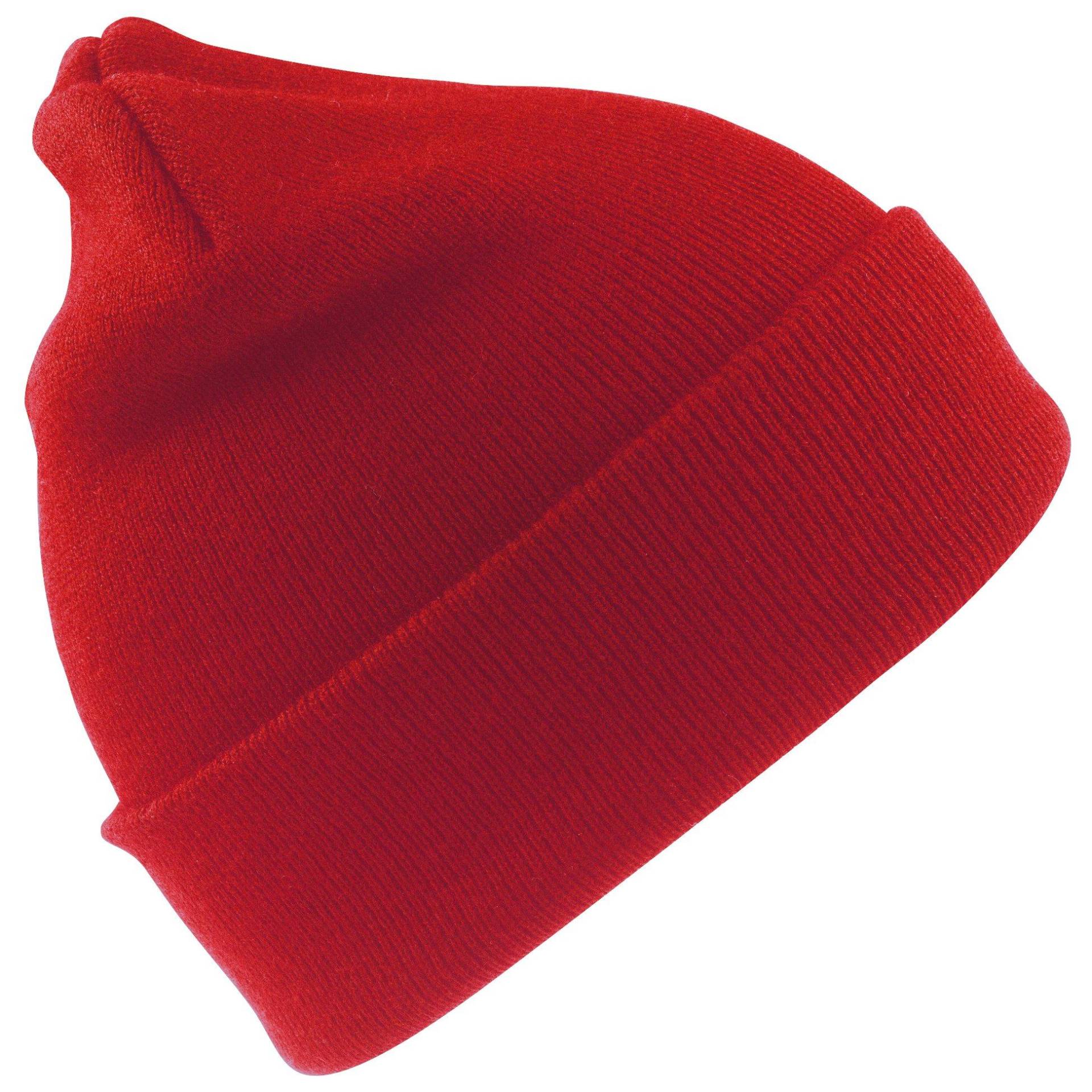 Result - Wooly-Strick Thermal WinterSki Hut, für Herren, Rot Bunt, One Size von Result