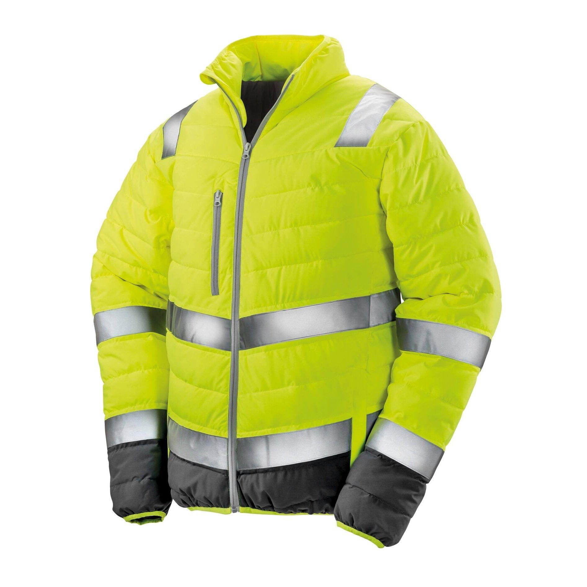 Safeguard Steppjacke In Warnfarben Herren Gelb 3XL von Result