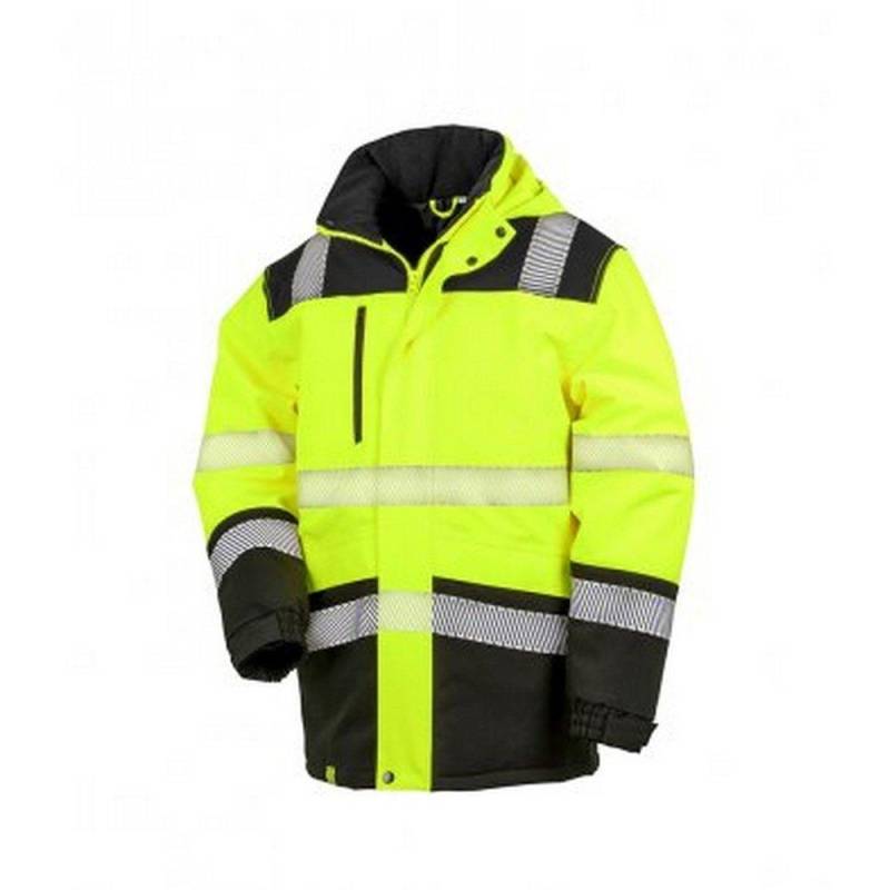 Safeguard By Softshelljacke Sicherheit Herren Gelb Bunt L von Result