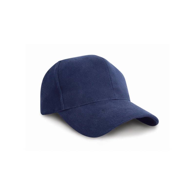 Result - Pro Style schwerer gebürsteter Baumwolle Baseball Cap, für Herren, Marine, One Size von Result