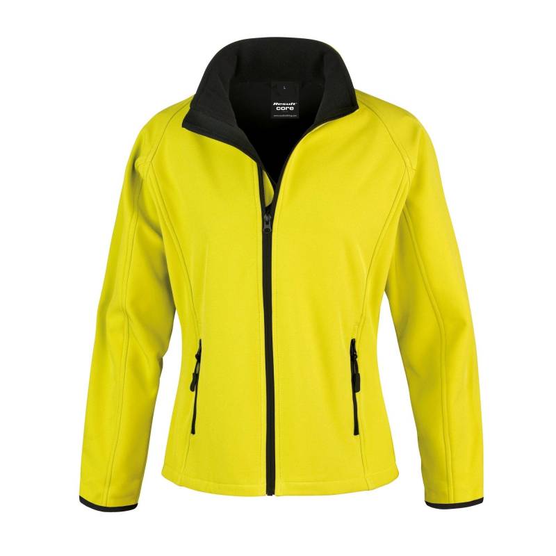 Core Softshelljacke, Bedruckbar Damen Gelb XXL von Result