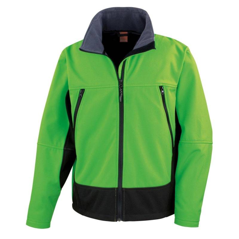 Softshelljacke, Wasserfest, Winddicht Herren Grün XL von Result