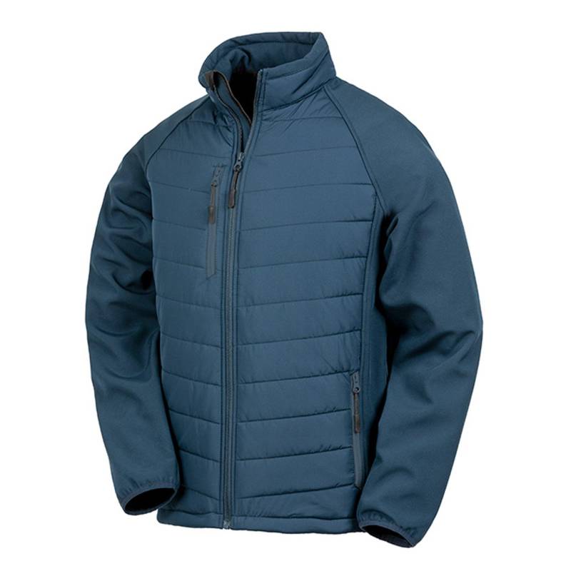 Softshelljacke Compass Gefüttert Herren Marine L von Result