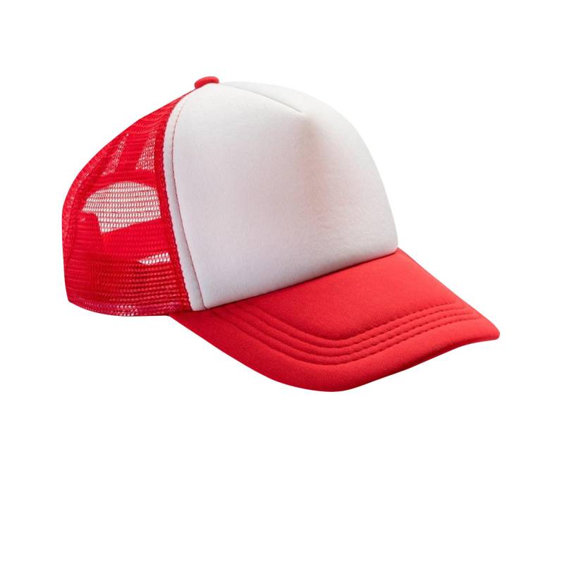 Trucker Cap Detroit Damen Rot Bunt ONE SIZE von Result