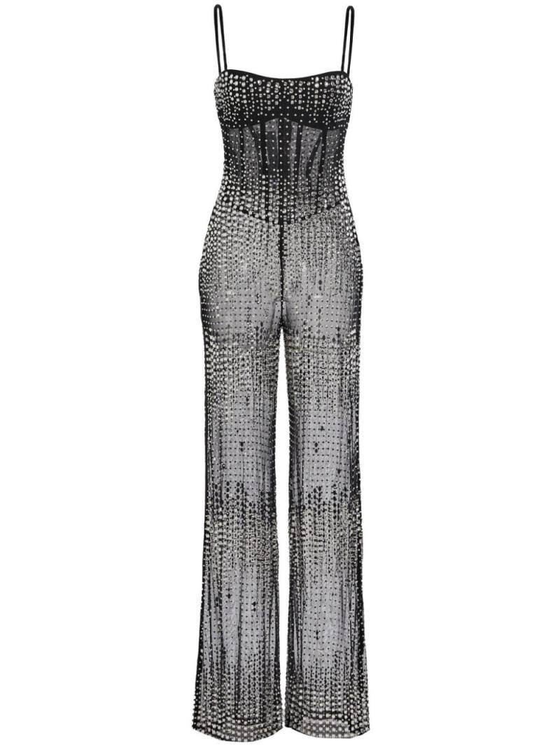 Retrofete Adelynne crystal-embellished jumpsuit - Black von Retrofete