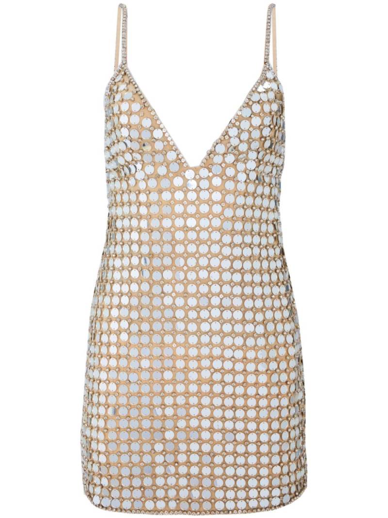 Retrofete Airalyse sequinned minidress - Neutrals von Retrofete