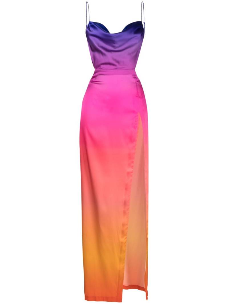 Retrofete Alyssa ombré gown - Pink von Retrofete