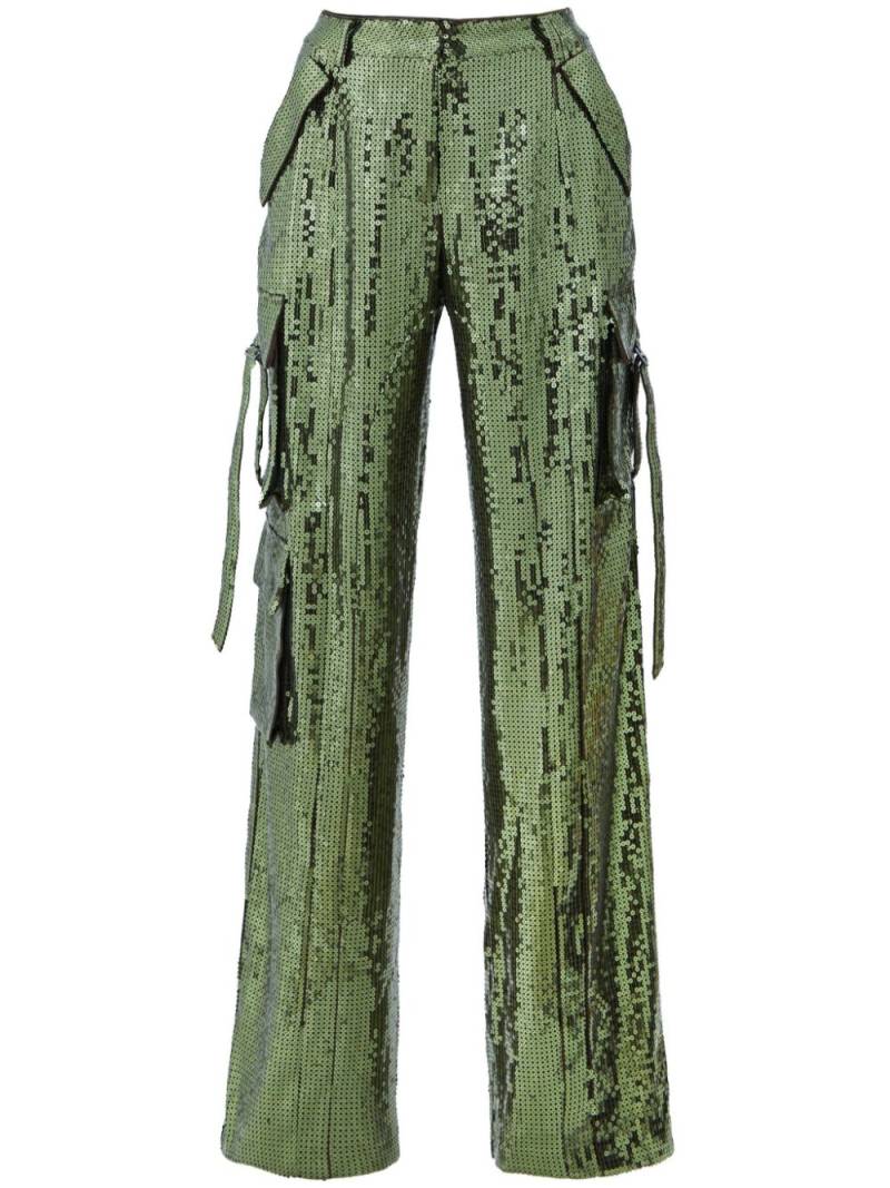 Retrofete Andre sequin trousers - Green von Retrofete