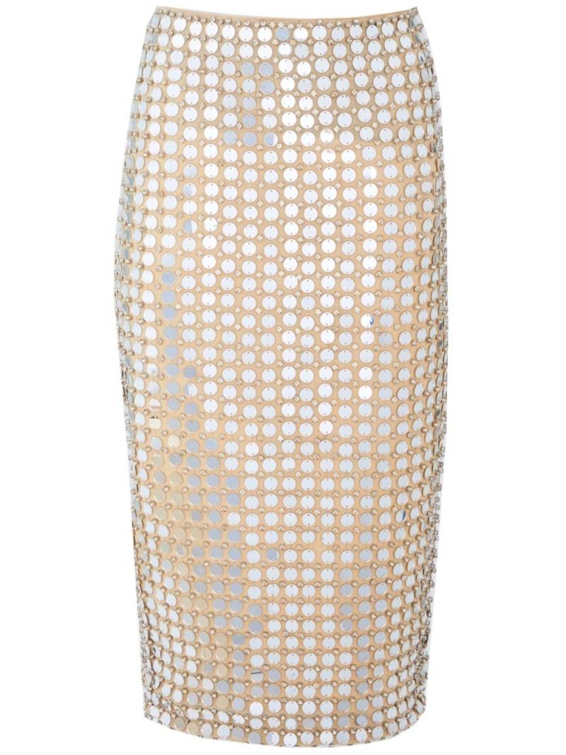 Retrofete Brelan disc midi skirt - Neutrals von Retrofete