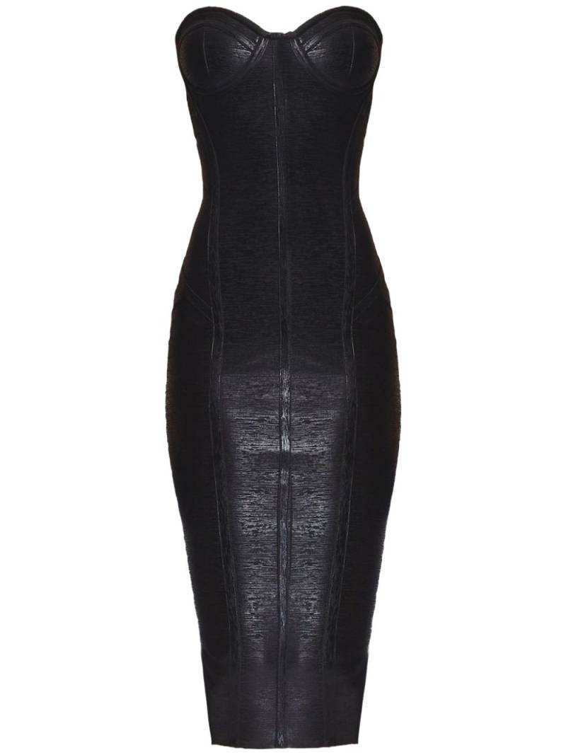 Retrofete Charlize coated knit dress - Black von Retrofete