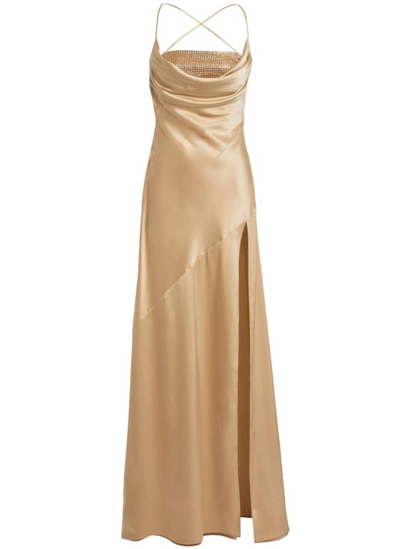 Retrofete Emery embellished silk maxi dress - Gold von Retrofete