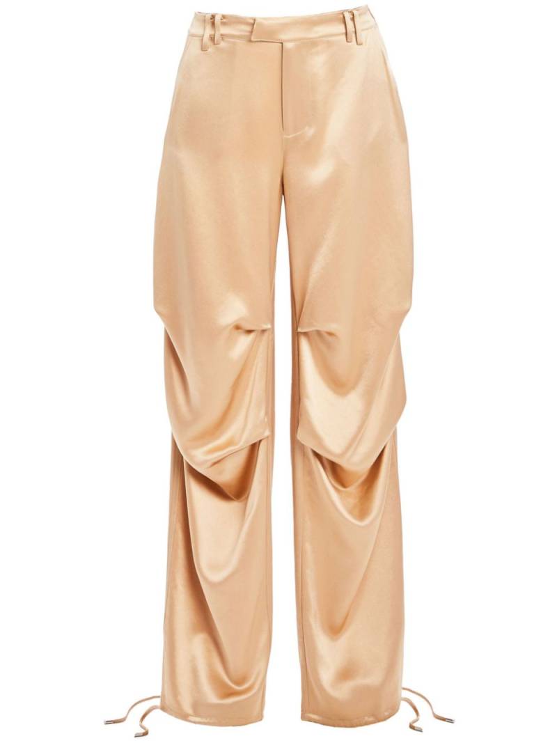 Retrofete Janae draped trousers - Neutrals von Retrofete