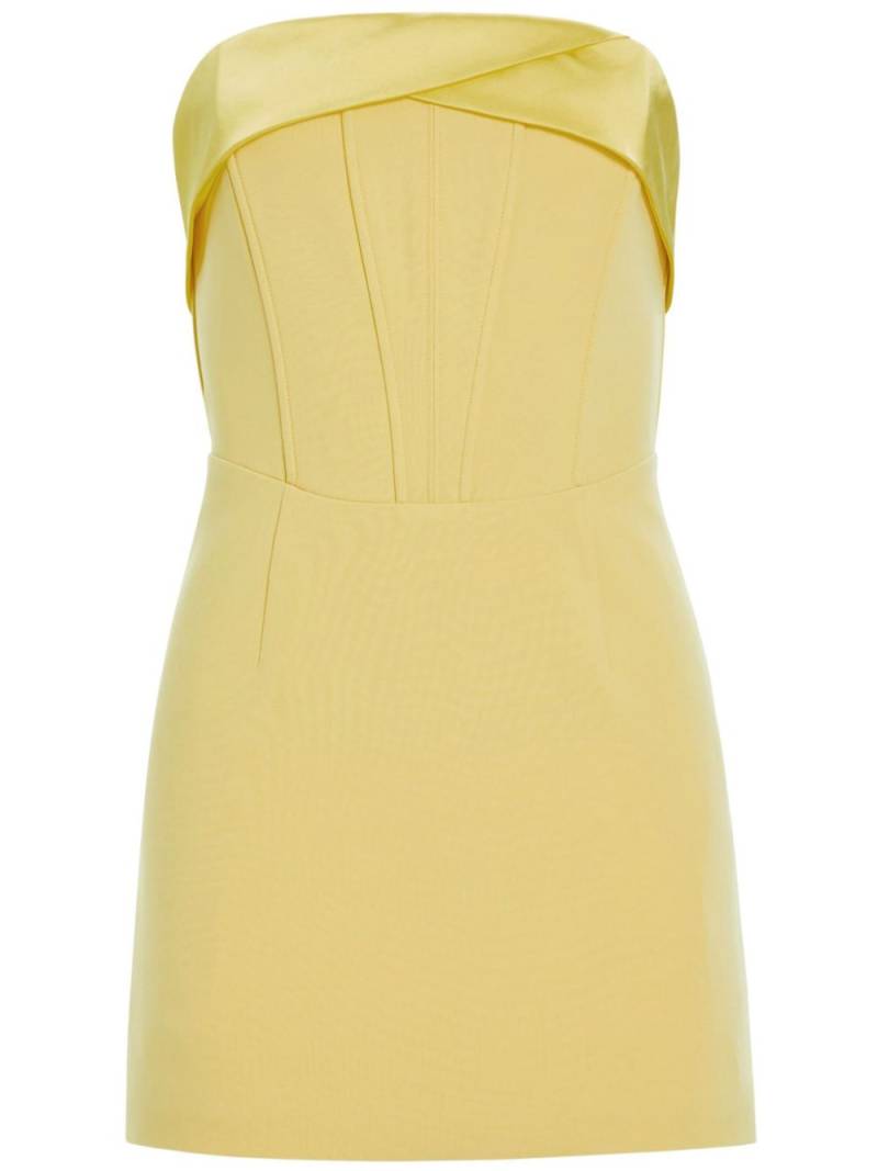 Retrofete Lydia strapless minidress - Yellow von Retrofete