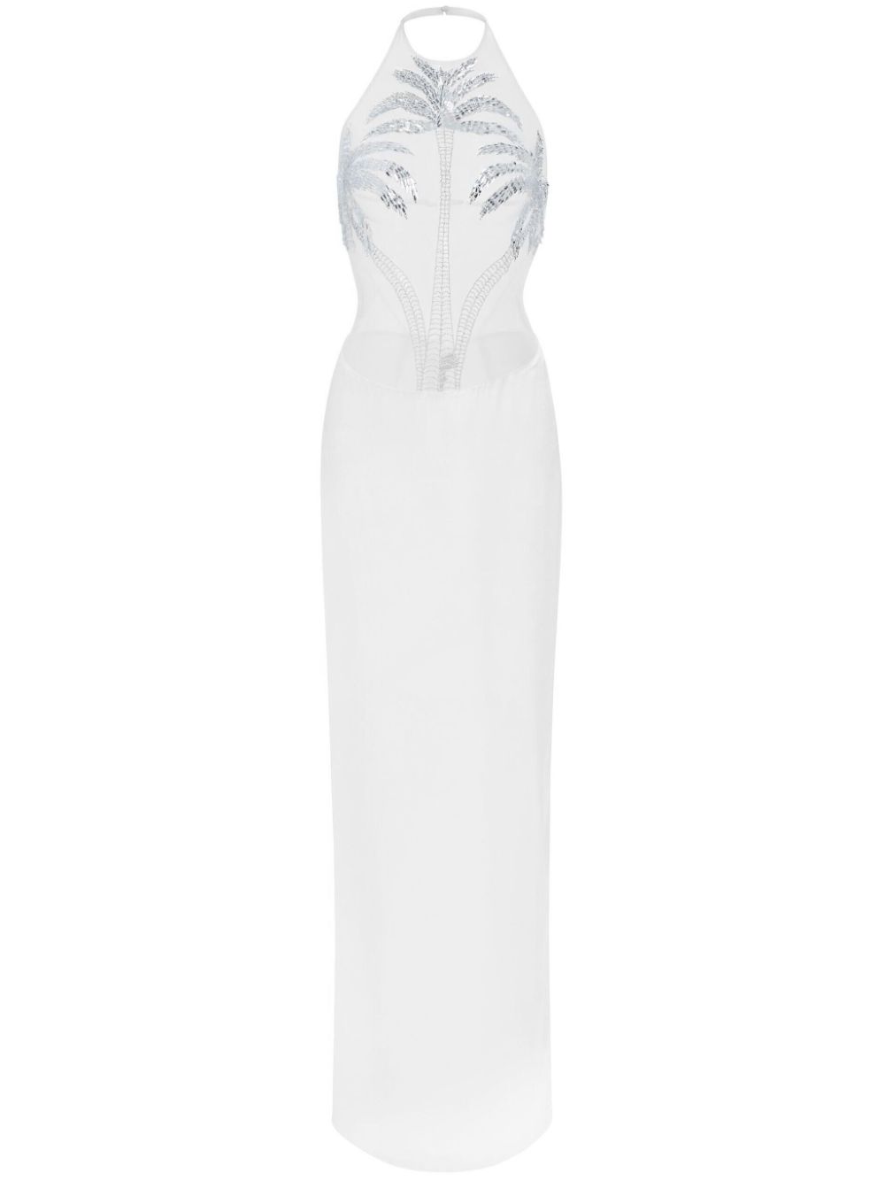 Retrofete Meridian crystal-embellished gown - White von Retrofete