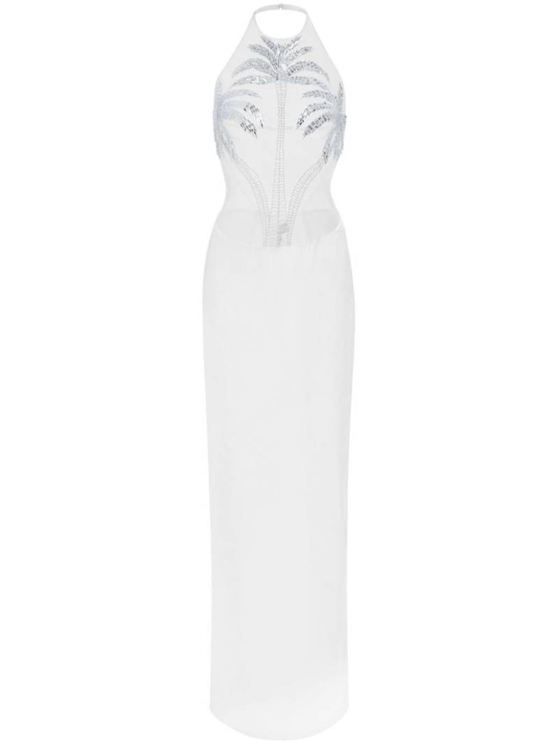 Retrofete Meridian crystal-embellished gown - White von Retrofete