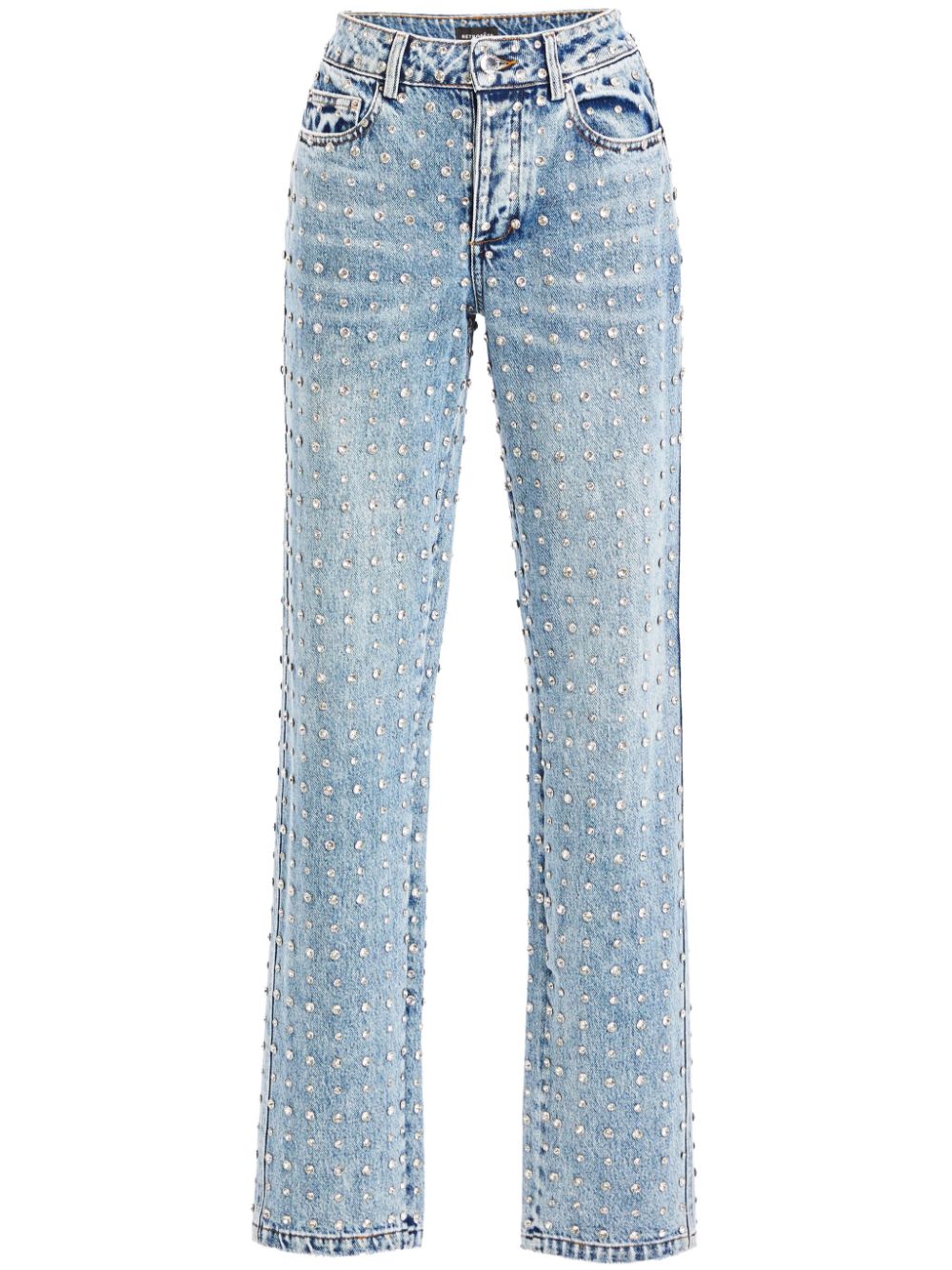 Retrofete Vero embellished jeans - Blue von Retrofete
