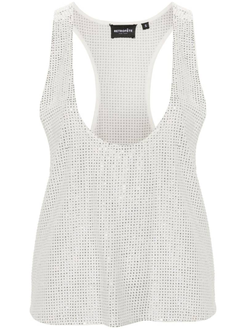 Retrofete Whitney top - White von Retrofete