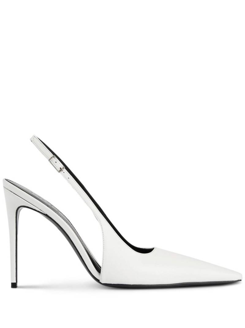 Retrofete pointed-toe slingback pumps - White von Retrofete