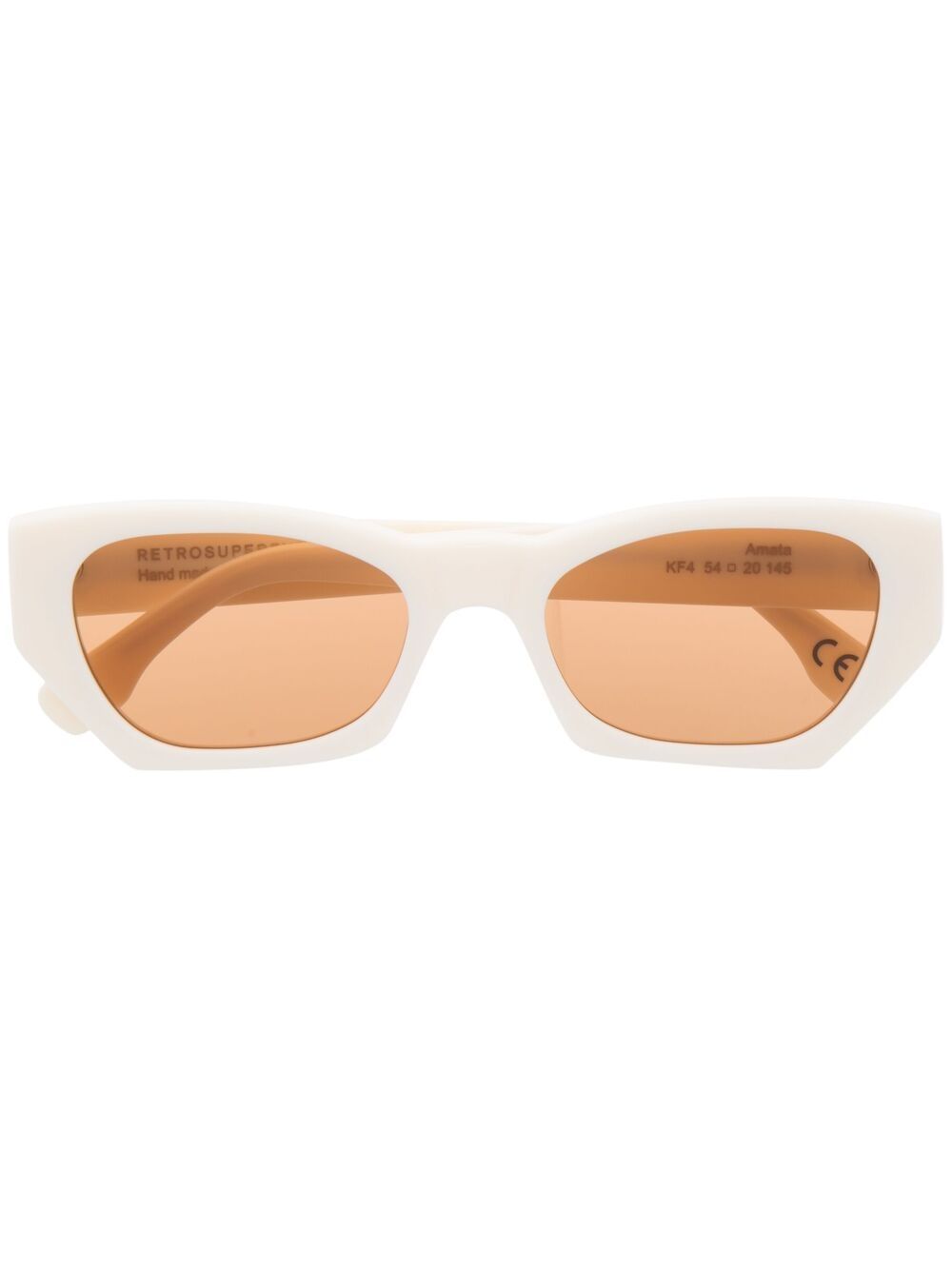 Retrosuperfuture Amata geometric-frame sunglasses - White von Retrosuperfuture