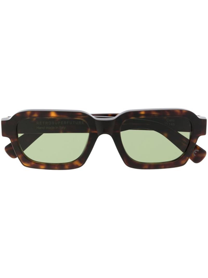 Retrosuperfuture Caro 3627 tortoiseshell-effect sunglasses - Brown von Retrosuperfuture