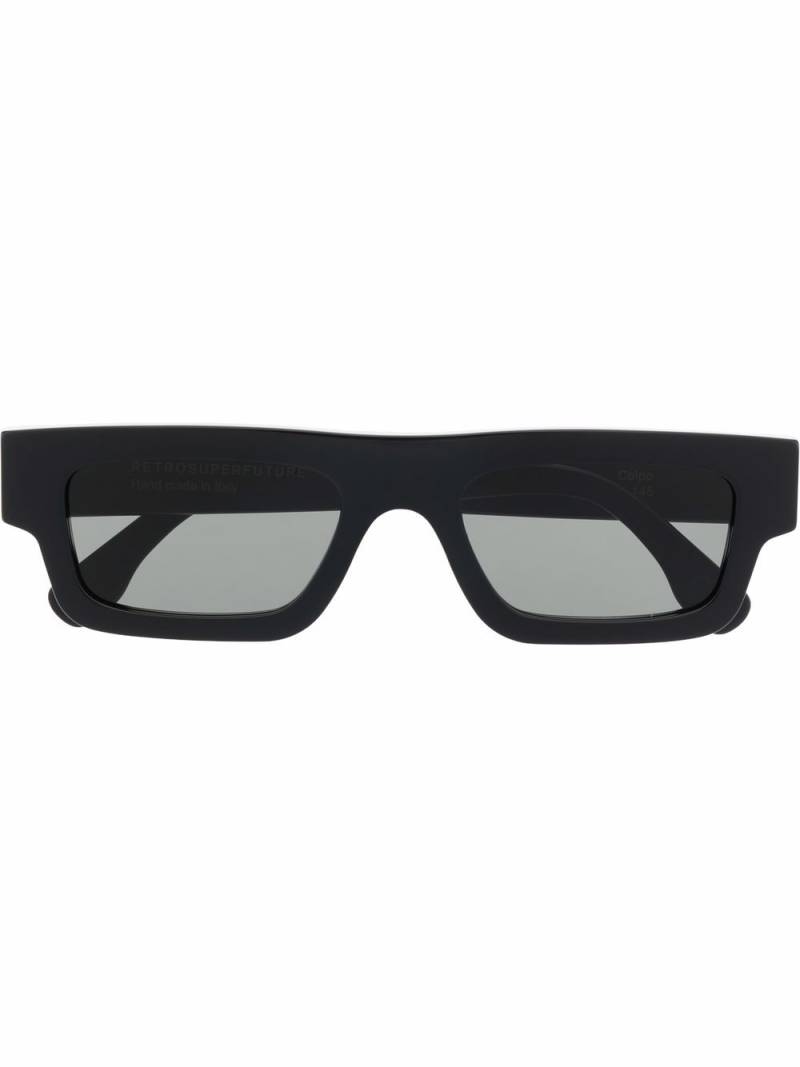 Retrosuperfuture Colpo rectangular-frame sunglasses - Black von Retrosuperfuture