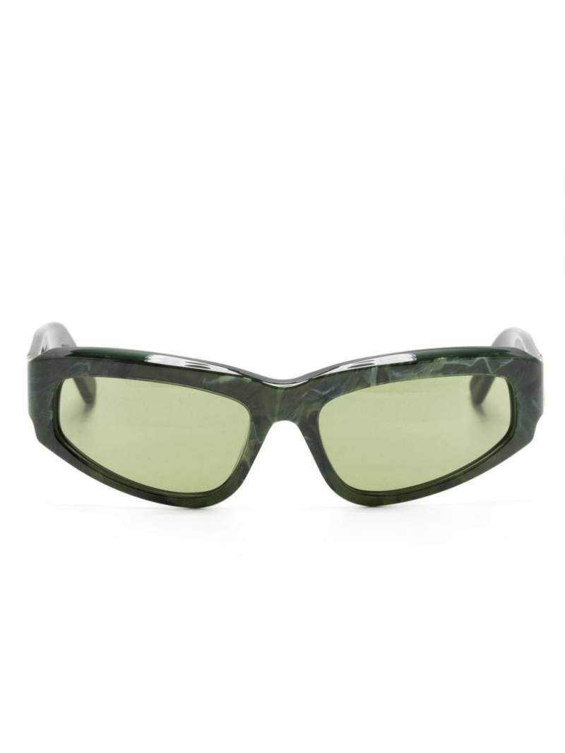 Retrosuperfuture Motore rectangle-shape sunglasses - Green von Retrosuperfuture