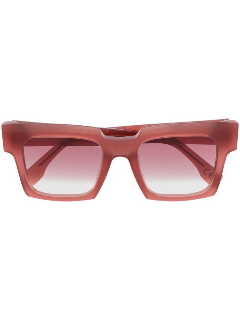 Retrosuperfuture Palazzo square-frame sunglasses - Red von Retrosuperfuture