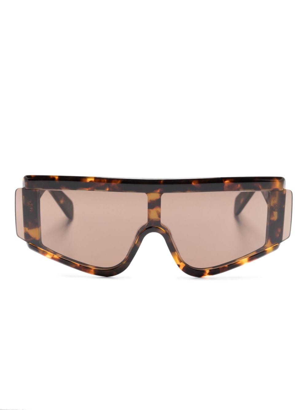 Retrosuperfuture Zed Burnt geometric-frame sunglasses - Brown von Retrosuperfuture