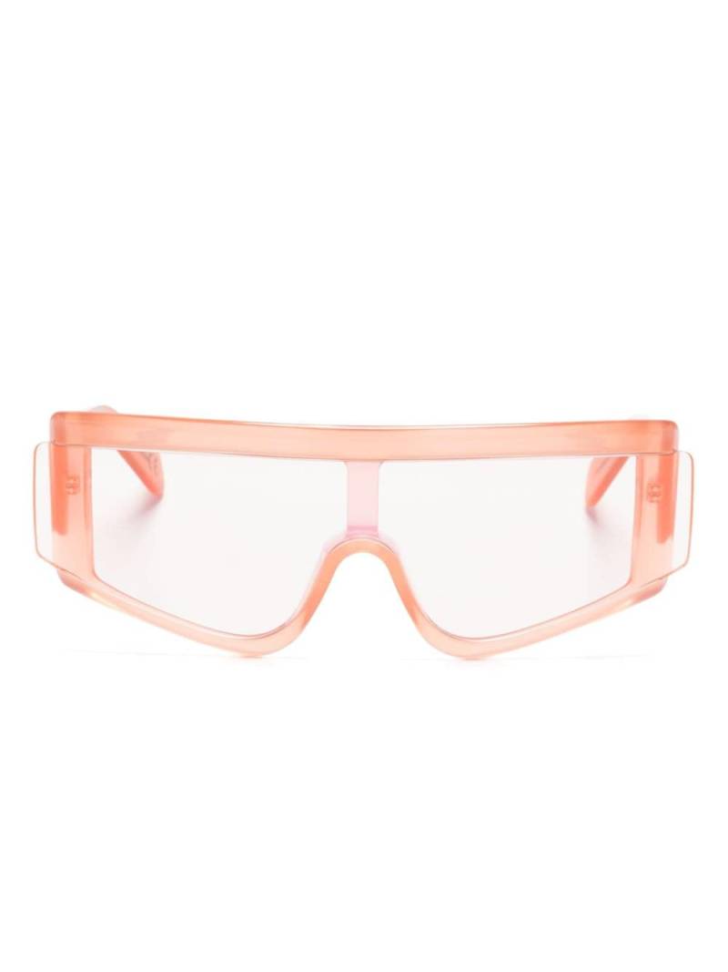 Retrosuperfuture Zed geomnetric-frame sunglasses - Orange von Retrosuperfuture