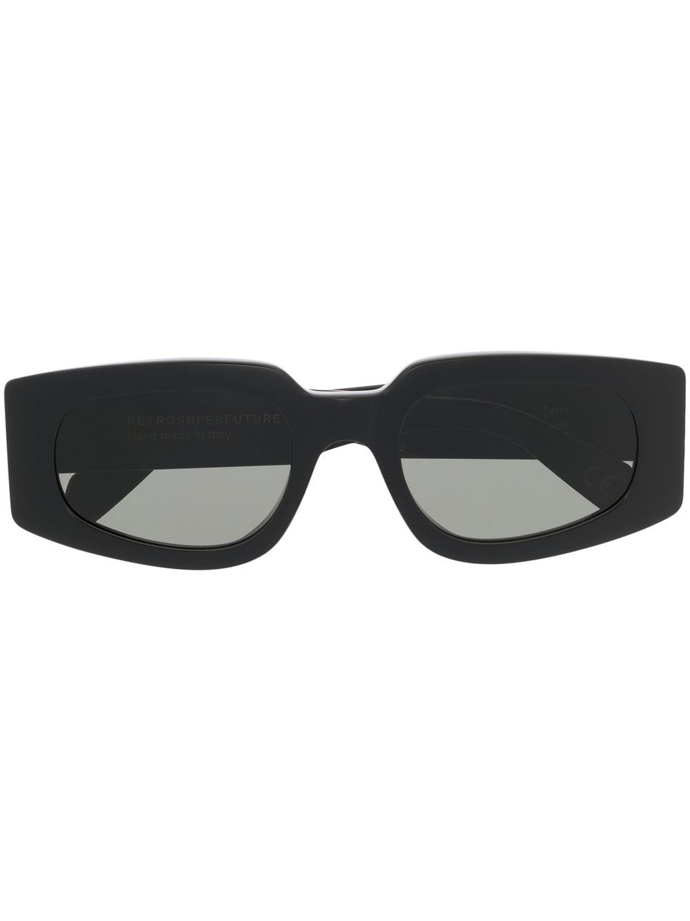 Retrosuperfuture sculpted-design sunglasses - Black von Retrosuperfuture