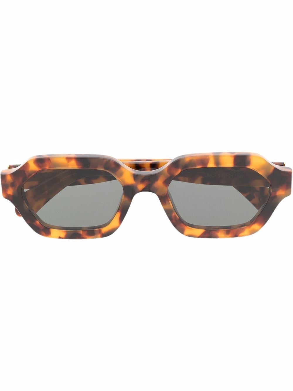 Retrosuperfuture tortoiseshell-effect oval-frame sunglasses - Brown von Retrosuperfuture