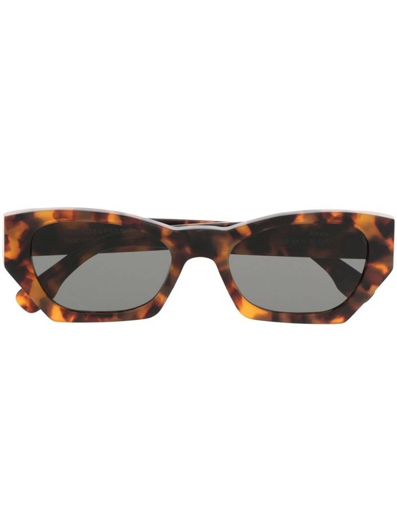 Retrosuperfuture tortoiseshell-effect tinted sunglasses - Brown von Retrosuperfuture