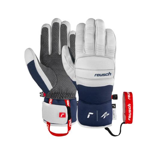 Reusch Alexis Pinturault - white/dress blue (Grösse: 9.5) von Reusch