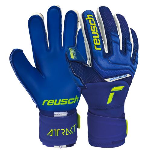 Reusch Attrakt Duo - blue/s.yello/blue (Grösse: 10) von Reusch