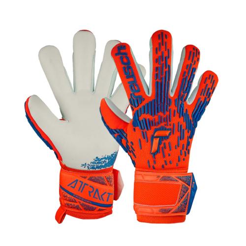 Reusch Attrakt Freegel Silver - hy.orange/el.blue (Grösse: 5) von Reusch