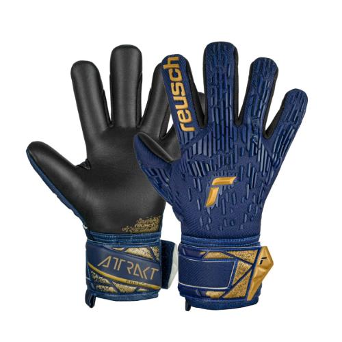 Reusch Attrakt Freegel Silver - pre.blue/gold/blk (Grösse: 4) von Reusch