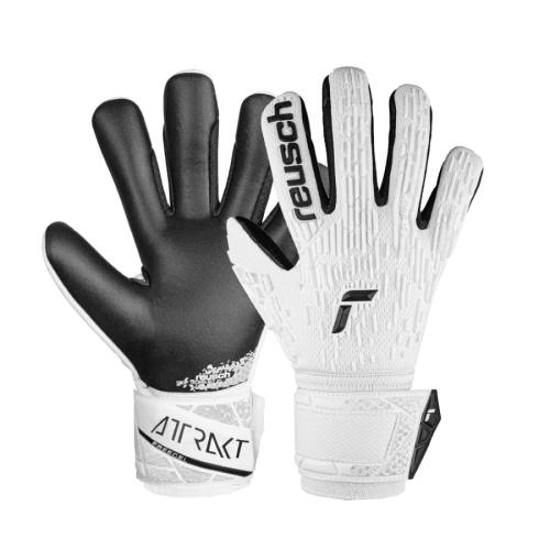 Reusch Attrakt Freegel Silver - white/black (Grösse: 8) von Reusch