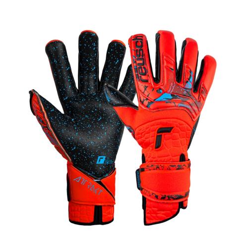 Reusch Attrakt Fusion Guardian - bri.red/f.blu/blk (Grösse: 10) von Reusch