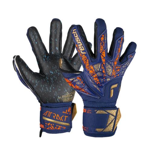 Reusch Attrakt Fusion Guardian - pre.blue/gold/blk (Grösse: 5) von Reusch