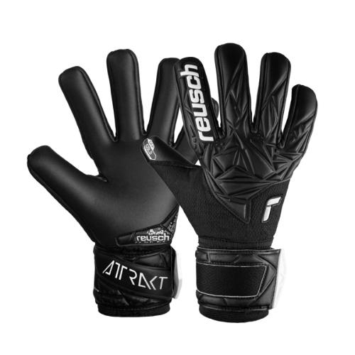 Reusch Attrakt Gold NC Junior - black (Grösse: 4) von Reusch