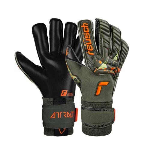 Reusch Attrakt Gold X Evolution Cut - d.gree/sh.ora/blk (Grösse: 10) von Reusch