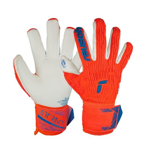 Reusch Attrakt Gold X Freegell - hy.orange/el.blue (Grösse: 10) von Reusch