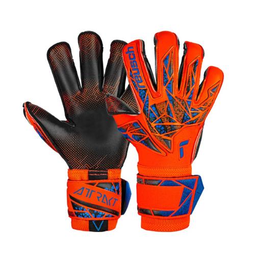 Reusch Attrakt Gold X - h.oran/e.clue/blk (Grösse: 10.5) von Reusch