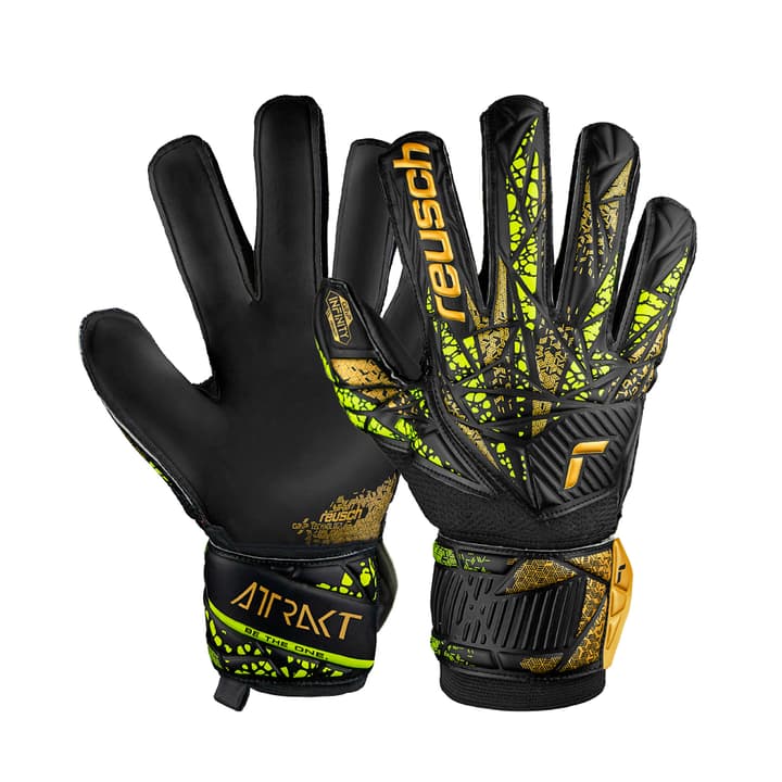 Reusch Attrakt Infinity Finger Support$ Torwarthandschuhe schwarz von Reusch