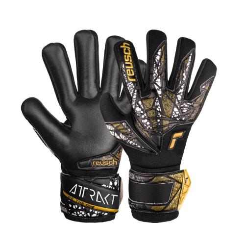 Reusch Attrakt Silver NC - blk/gold/wht/blk (Grösse: 4) von Reusch