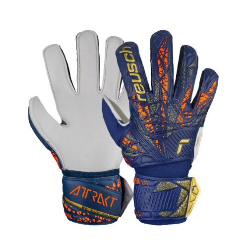 Reusch Attrakt Solid Junior - premium blue/gold (Grösse: 3) von Reusch