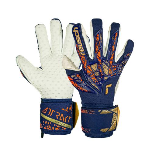 Reusch Attrakt SpeedBump - premium blue/gold (Grösse: 10.5) von Reusch