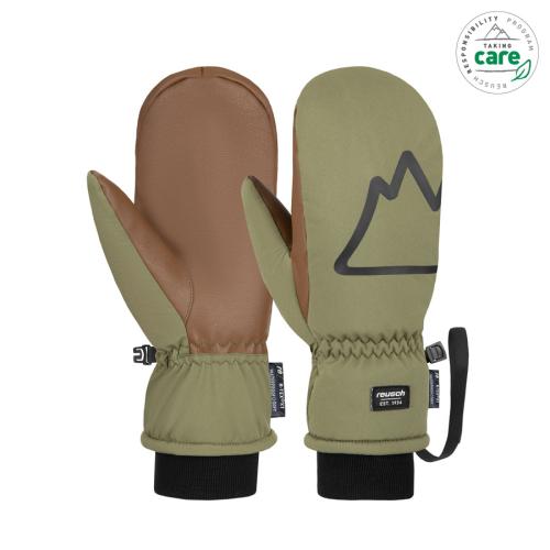 Reusch Carter R-TEX XT Mitten Skihandschuh - b. olive/d. brown (Grösse: 10) von Reusch