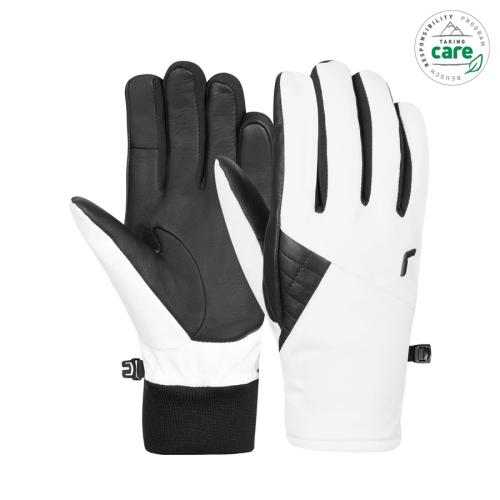 Reusch Diana TOUCH-TEC Skihandschuh - white/black (Grösse: 8) von Reusch