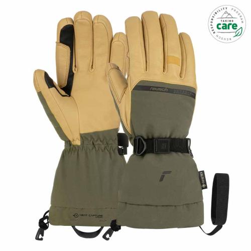 Reusch Discovery GORE-TEX Skihandschuh - burnt olive/camel (Grösse: 7.5) von Reusch